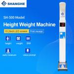 Best Price Weight And Height Measuring Machine Ultrasonic Weight And Height Scale With Printer Sh-500 for sale