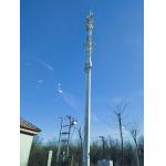 Communication Single Tube Antenna Tower With Small Floor Area for sale