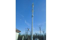China Communication Single Tube Antenna Tower With Small Floor Area supplier