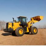 Comfortable 653D Wheel Loader Heavy Duty Construction Machinery