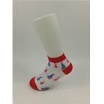 Antibacterial Fabrics Pure Cotton Socks With Elastane No Show Socks Type for sale