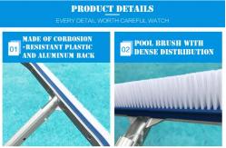 China Polybristle Swimming Pool Wall Brush supplier