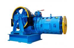 China AC2 Control 720kg Geared Traction Machine With Speed 0.5~1.26m/S supplier
