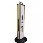 Gold Fingerprint Password Smart Digital Door Lock Display Rack For Exhibition Stan for sale