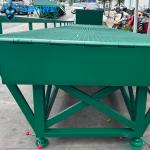 15 Tons Green Mobile Dock Ramp Warehouse Portable Truck Loading Ramp