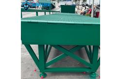China 15 Tons Green Mobile Dock Ramp Warehouse Portable Truck Loading Ramp supplier