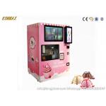 20L Coin Operated Ice Cream Robot Vending Machine 32 Screen for sale