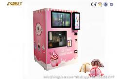 China 20L Coin Operated Ice Cream Robot Vending Machine 32 Screen supplier