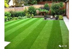 China Natural Garden Landscape Artificial Synthetic Grass Turf 15mm Pile Height supplier