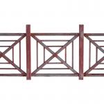 Gothic Metal Wrought Iron Indoor Handrail Fence Balustrade For Steps for sale