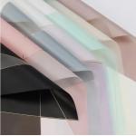 Recycled Pulp Magnetic Lines Flower Wrapping Paper for Gravure Printing Compatibility for sale