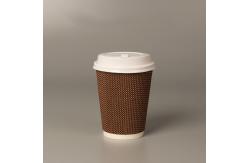 China Different Size Degradable Disposable Paper Coffee Cups For Hot Drinking supplier