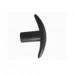 Black Nylon Female T Handle Knobs With Brass Threaded Insert for sale