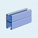 Rust Proof Anodized Aluminum Extrusion Rail For PV Mounting System for sale