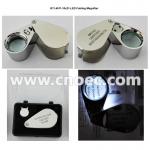 10x21mm LED Metal Folding Magnifier Jewelry Microscope G11.4511-10x21-LED for sale