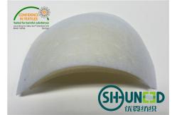 China Men's Suit Foam Sewing Shoulder Pads White For Apparel Industry supplier