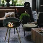 Bio  1.5L Free Standing Bioethanol Fires 70cm Cocoon Ethanol Fireplace