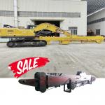 Excavator Telescopic Boom With Clamshell Bucket / Grapple 25m 30m 32m for sale