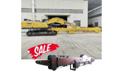 China Excavator Telescopic Boom With Clamshell Bucket / Grapple 25m 30m 32m supplier