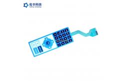 China PET Tactile Keypad Waterproof Membrane Keypad with ZIF Connector supplier