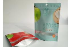 China Plastic Coconut Powder Snack Bag Packaging Customized Laminated Resealable With Zipper supplier