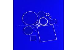 China Circular High Temperature Resistant Sapphire Quartz Tablets Optical Observation Lenses supplier