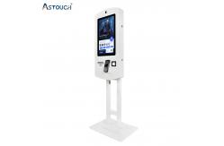 China Fast Food Self Service Kiosk 2K Pcap 32 Inch Kiosk With 10 Points supplier