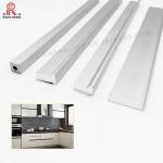 Powder Coated Aluminium Finger Pull Handles AA6063 Material 3mm Thickness for sale