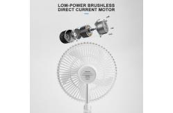 China Custom Logo Portable Folding Fan Home Oscillating Timing Remote Control supplier
