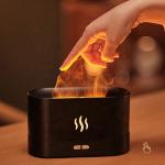2023 New Humificador Ultrasonic Humidifier Flame USB Tabletop Humidifier Oil Diffuser Aroma Humidifier Best Dropshiping Product for sale