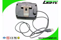 China 4.2W 13000lux LED Miners Cap Headlamp Rechargeable Battery 348lum supplier