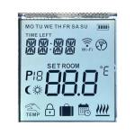 4.2 V Positive HTN 12 O' CLOCK Transflective Temperature Control Segment Code Screen for sale