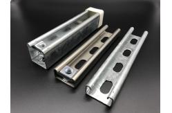 China 41x21 Custom Perforated Strut Channel for Solar Mounting with HDG Finish supplier