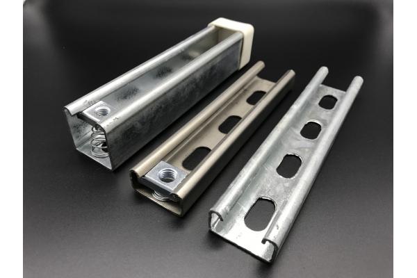 Hot Dip Galvanized C Channel 41x41 Perforated Solar Mounted Channel Rail