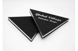 China Eco Friendly Triangle Eyeshadow Palette Special Shaped With Magnetic Closure supplier