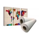 Wide Format Inkjet Printable Matte Cotton Canvas Roll For Dye Inks