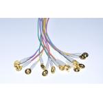 Din 1.5mm Gold Coated Cup Electrode EEG Electrodes Lead Cable for sale