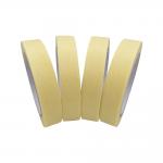 Rubber Single Side Residue Free Yellow Masking Paper Paint Tape for sale