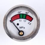 China Chrome Plated Pressure Gauge Manometer , Brass Fire Extinguisher Components factory