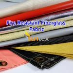 China Fireproof Silicone Rubber Calcium Silicate Coated Impregnated Fiberglass Fabric Cloth  for sale