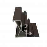 6063 T5 Brown Powder Coated Aluminium Extrusions