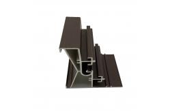 China 6063 T5 Brown Powder Coated Aluminium Extrusions supplier