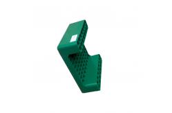 China Green HDPE 450x350 Stackable Plastic Pallet For Warehouse Port supplier