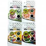 Gummies 300mg Three Side Seal Bag Biodegradable ziplockk Plastic Bags With Handle Hole