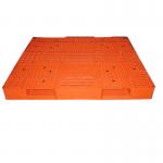 Orange Food Grade Reusable Plastic Pallets Made From Recycled Plastic