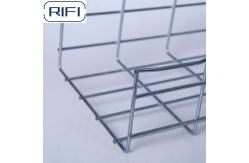 China Wire Mesh Electrical Cable Tray With Customized Load Capacity And Length 1000MM-6000MM supplier