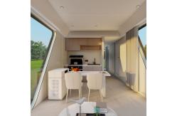 China Insulated Waterproof Fireproof Space Capsule Home House with Materials and Construction supplier