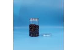 China Clear PET Cylinder Round Plastic Sealable Food Jar Packaging Nut Jar Screw Lid supplier