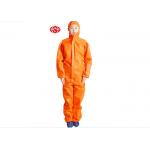 Waterproof breathabe disposable protective hooded nonwoven Coveralls for sale