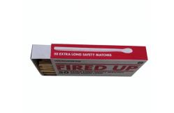 China Customized Hotel Matchbox With Paper Match Box Safety Matchstick Packaging Box supplier